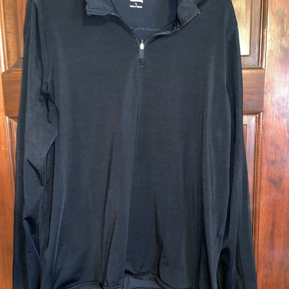 Allbirds Black Quarter-Zip Pullover